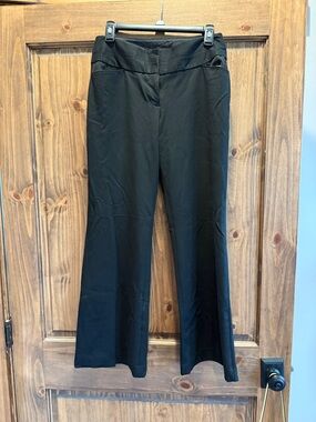 Express Black Boot-Cut Stretch Dress Pants
